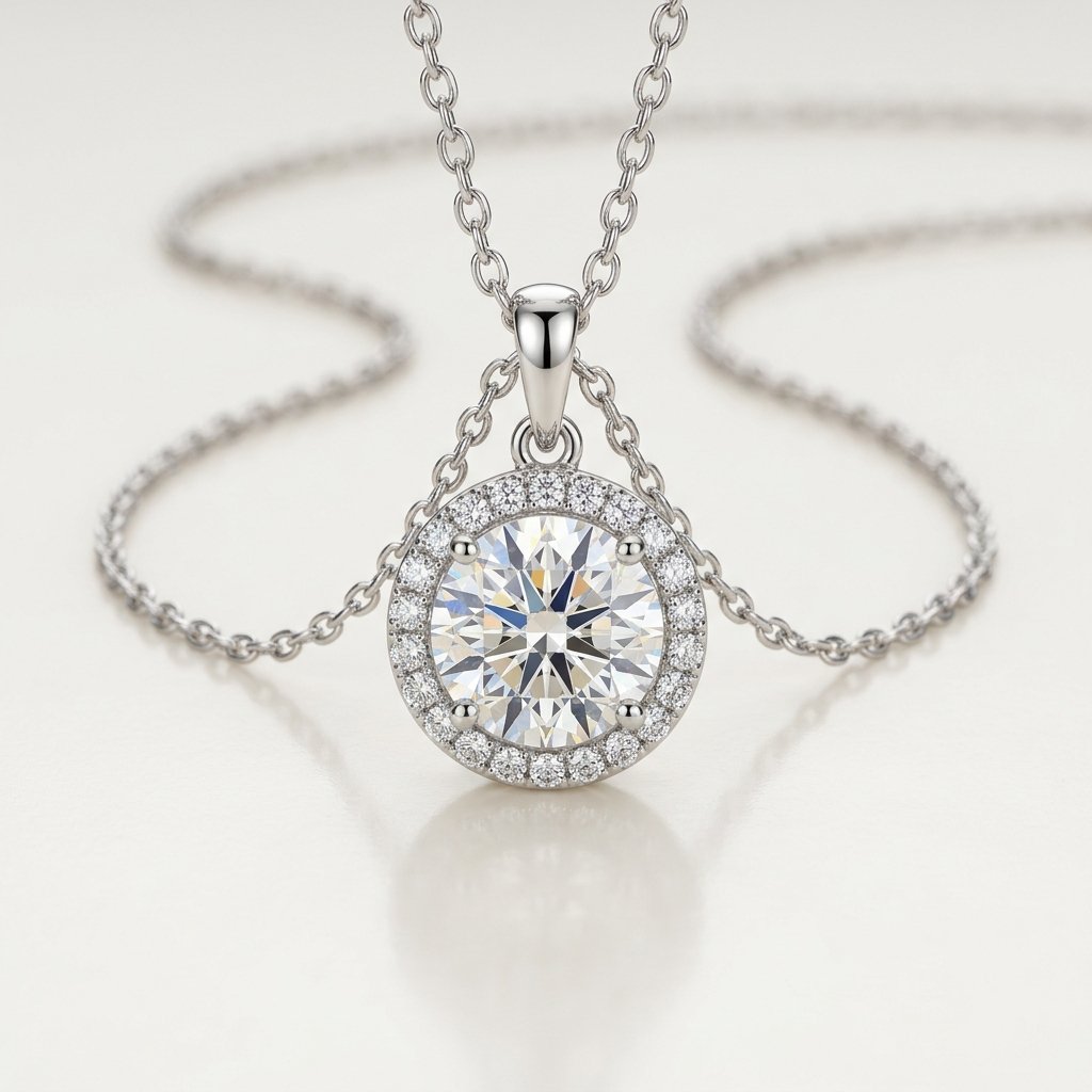 Diamond Pendant Set